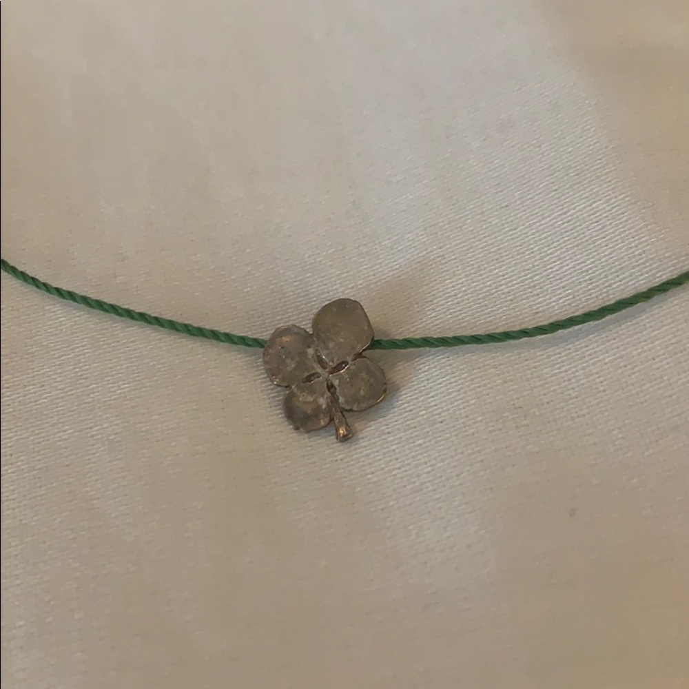 Dogeared Make a Wish Four Leaf Clover Necklace